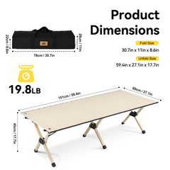 Tanstrider Foldable Camping Table 6018