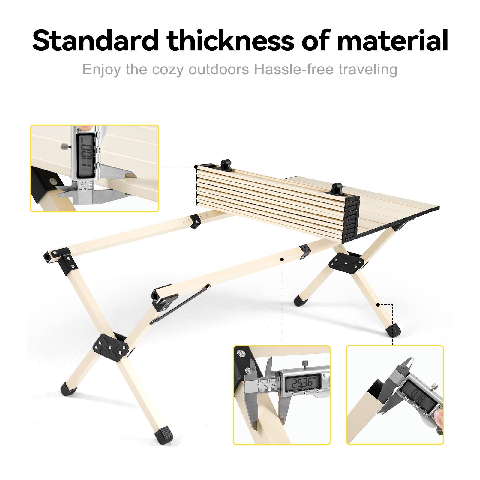 Tanstrider Foldable Camping Table 6018